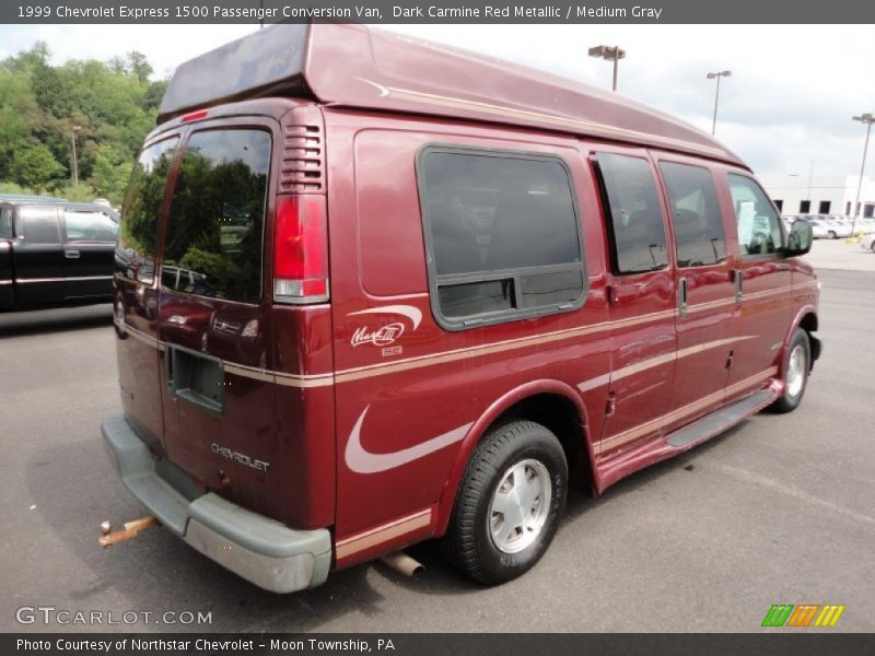  1999 Express 1500 Passenger Conversion Van Dark Carmine Red Metallic