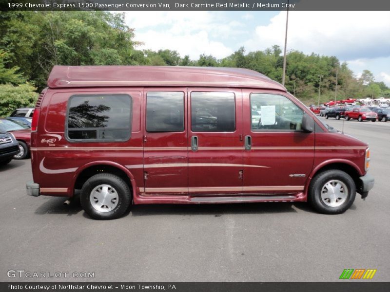  1999 Express 1500 Passenger Conversion Van Dark Carmine Red Metallic