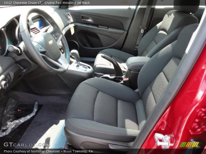 Crystal Red Metallic / Jet Black 2012 Chevrolet Cruze LT