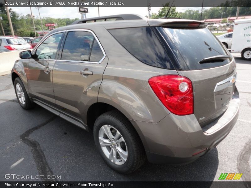 Mocha Steel Metallic / Jet Black 2012 Chevrolet Equinox LT AWD