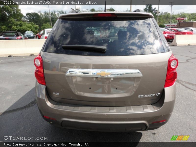 Mocha Steel Metallic / Jet Black 2012 Chevrolet Equinox LT AWD