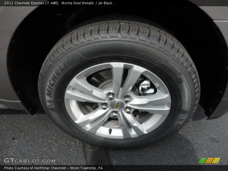 Mocha Steel Metallic / Jet Black 2012 Chevrolet Equinox LT AWD