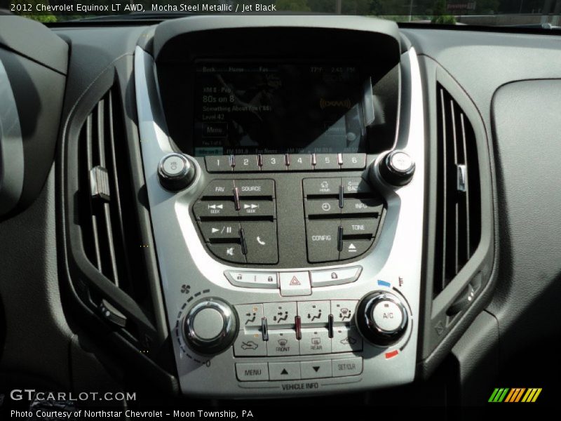 Mocha Steel Metallic / Jet Black 2012 Chevrolet Equinox LT AWD