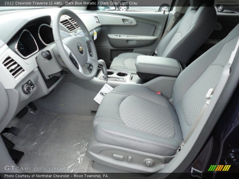  2012 Traverse LS AWD Dark Gray/Light Gray Interior
