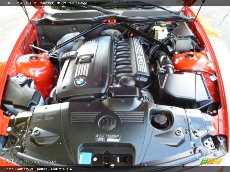 Bright Red / Beige 2007 BMW Z4 3.0si Roadster