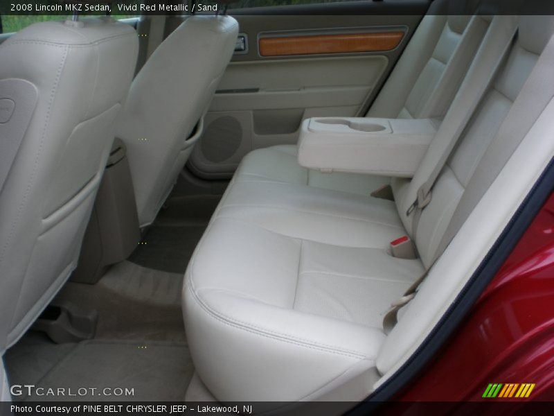 Vivid Red Metallic / Sand 2008 Lincoln MKZ Sedan