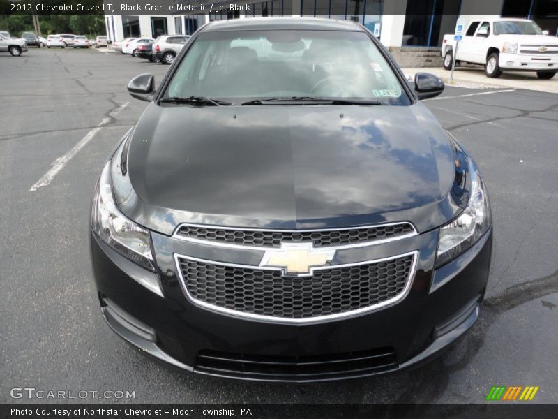 Black Granite Metallic / Jet Black 2012 Chevrolet Cruze LT