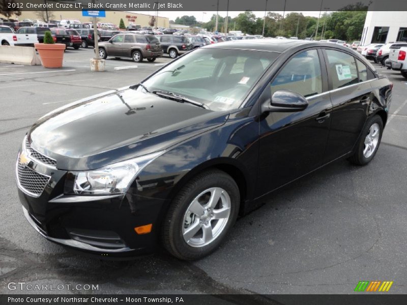 Black Granite Metallic / Jet Black 2012 Chevrolet Cruze LT