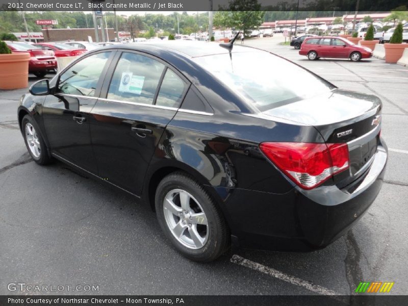 Black Granite Metallic / Jet Black 2012 Chevrolet Cruze LT