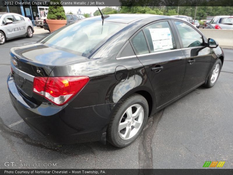 Black Granite Metallic / Jet Black 2012 Chevrolet Cruze LT