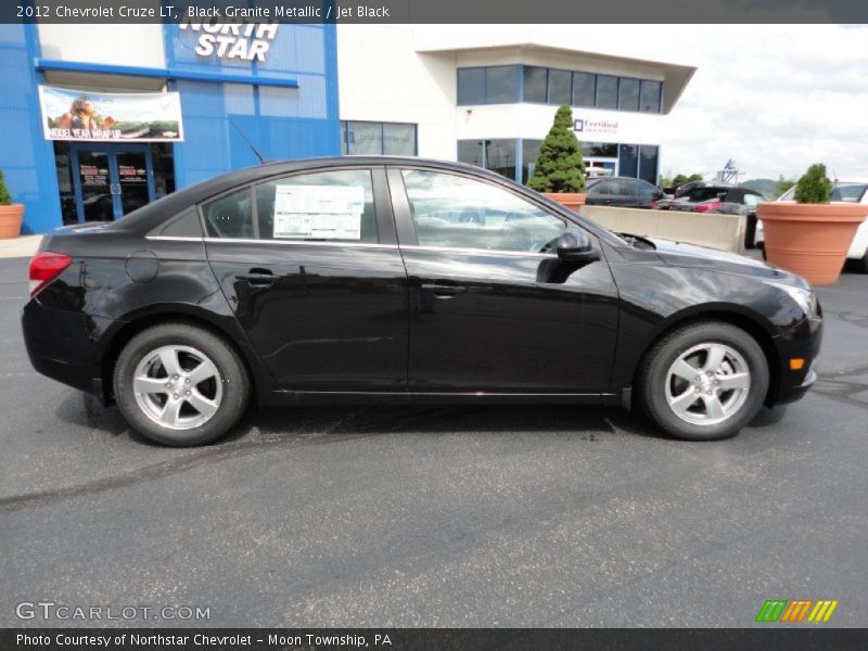 Black Granite Metallic / Jet Black 2012 Chevrolet Cruze LT