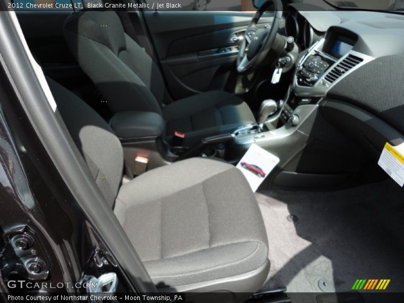 Black Granite Metallic / Jet Black 2012 Chevrolet Cruze LT