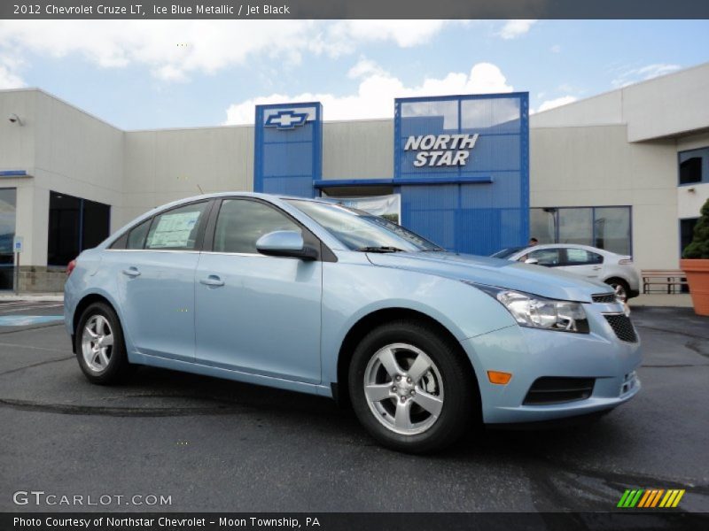 Ice Blue Metallic / Jet Black 2012 Chevrolet Cruze LT