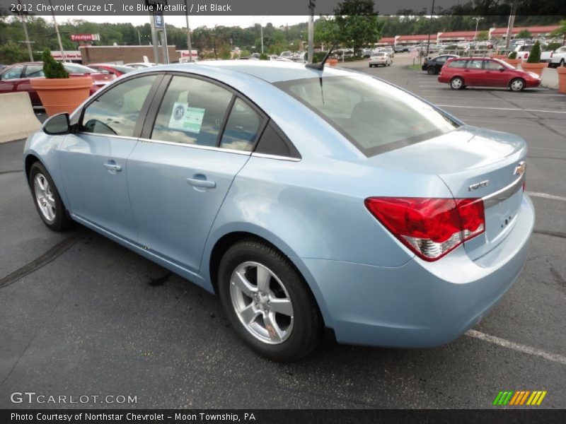 Ice Blue Metallic / Jet Black 2012 Chevrolet Cruze LT