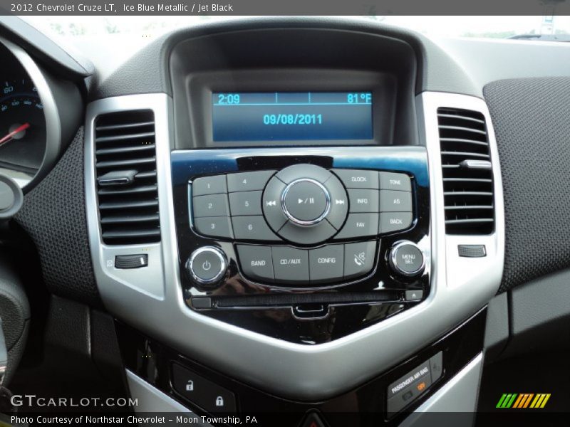Ice Blue Metallic / Jet Black 2012 Chevrolet Cruze LT