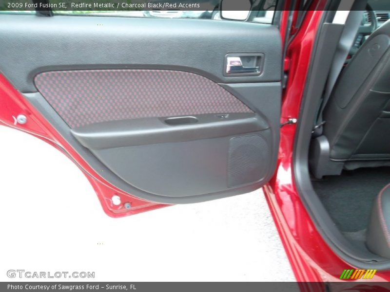 Redfire Metallic / Charcoal Black/Red Accents 2009 Ford Fusion SE