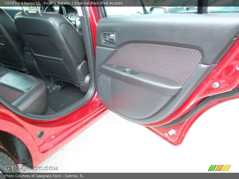 Redfire Metallic / Charcoal Black/Red Accents 2009 Ford Fusion SE
