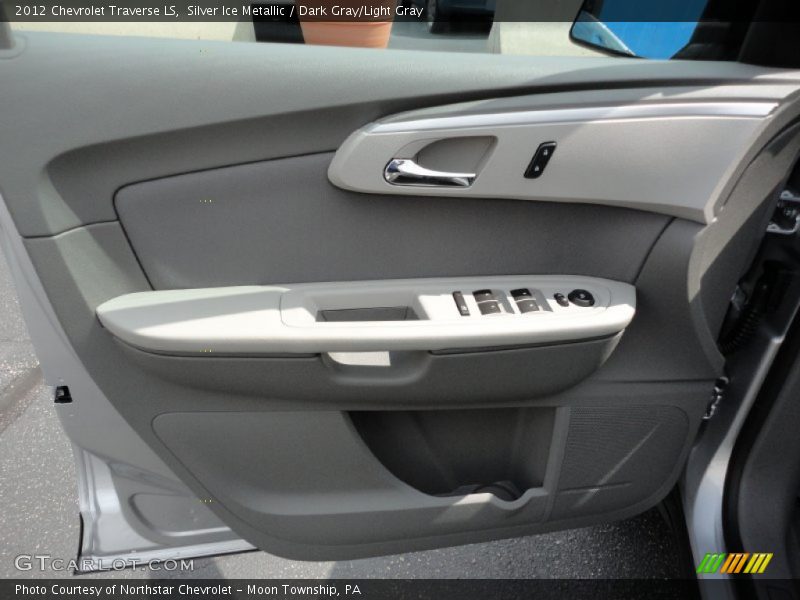 Silver Ice Metallic / Dark Gray/Light Gray 2012 Chevrolet Traverse LS