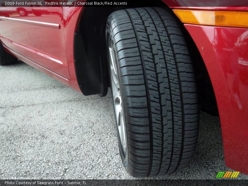 Redfire Metallic / Charcoal Black/Red Accents 2009 Ford Fusion SE