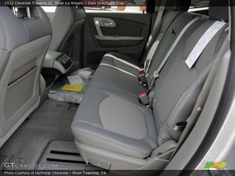 Silver Ice Metallic / Dark Gray/Light Gray 2012 Chevrolet Traverse LS