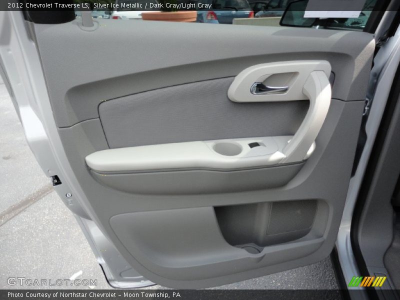 Silver Ice Metallic / Dark Gray/Light Gray 2012 Chevrolet Traverse LS
