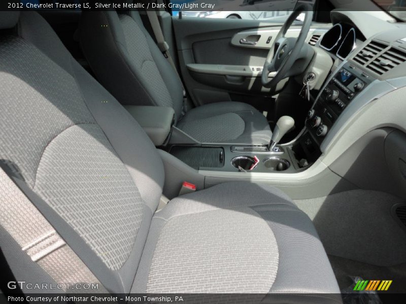 Silver Ice Metallic / Dark Gray/Light Gray 2012 Chevrolet Traverse LS