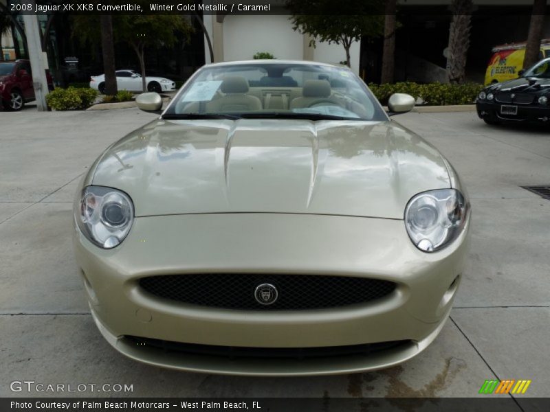  2008 XK XK8 Convertible Winter Gold Metallic