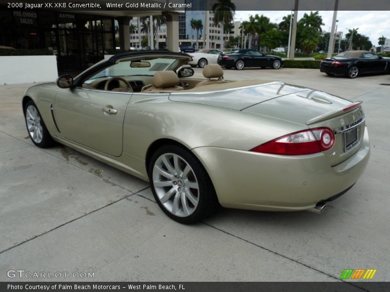  2008 XK XK8 Convertible Winter Gold Metallic