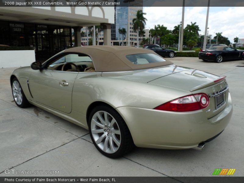  2008 XK XK8 Convertible Winter Gold Metallic