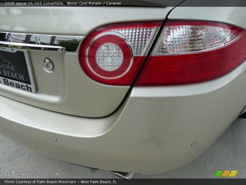 Winter Gold Metallic / Caramel 2008 Jaguar XK XK8 Convertible