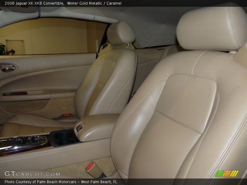  2008 XK XK8 Convertible Caramel Interior
