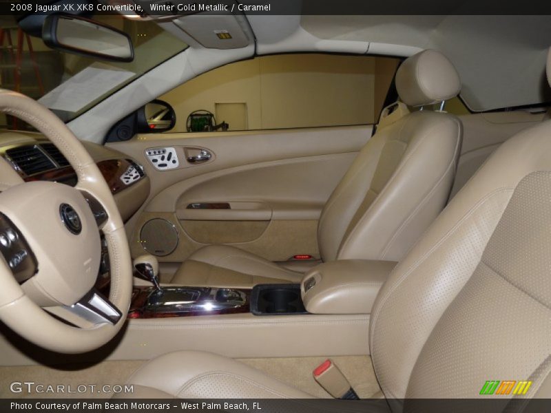  2008 XK XK8 Convertible Caramel Interior