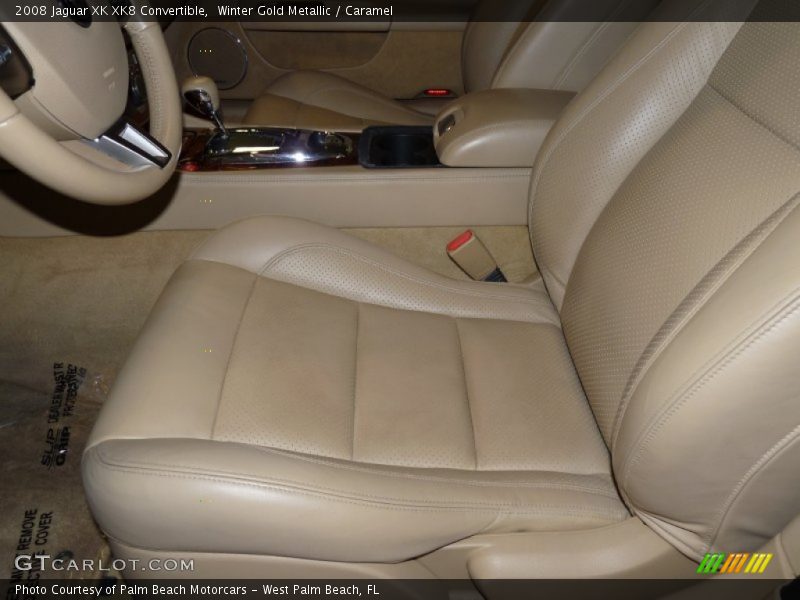  2008 XK XK8 Convertible Caramel Interior