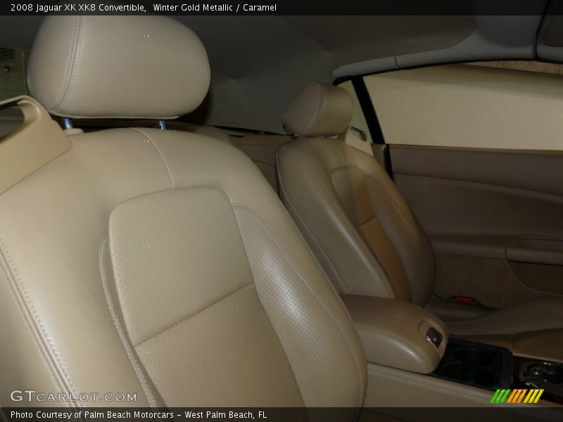 Winter Gold Metallic / Caramel 2008 Jaguar XK XK8 Convertible