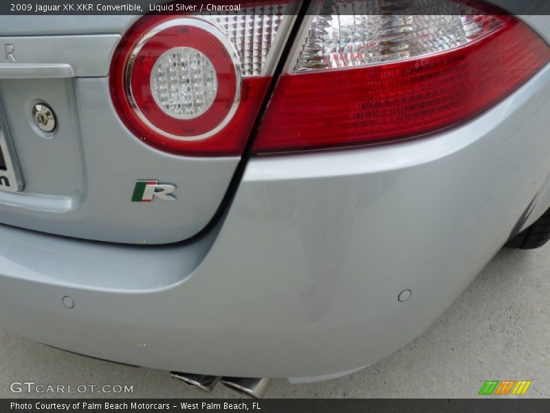Liquid Silver / Charcoal 2009 Jaguar XK XKR Convertible
