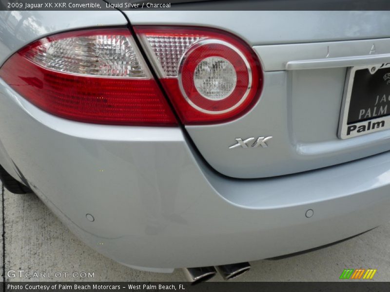 Liquid Silver / Charcoal 2009 Jaguar XK XKR Convertible