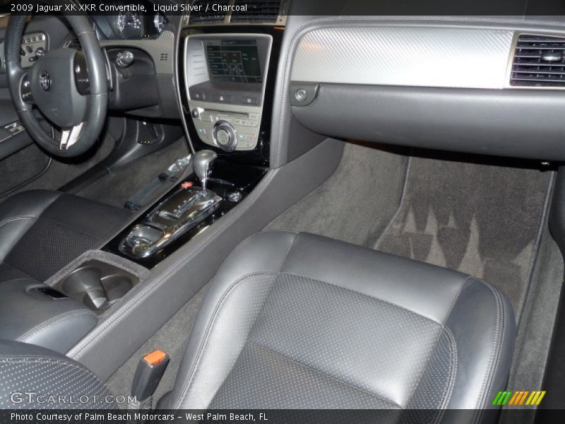 Liquid Silver / Charcoal 2009 Jaguar XK XKR Convertible