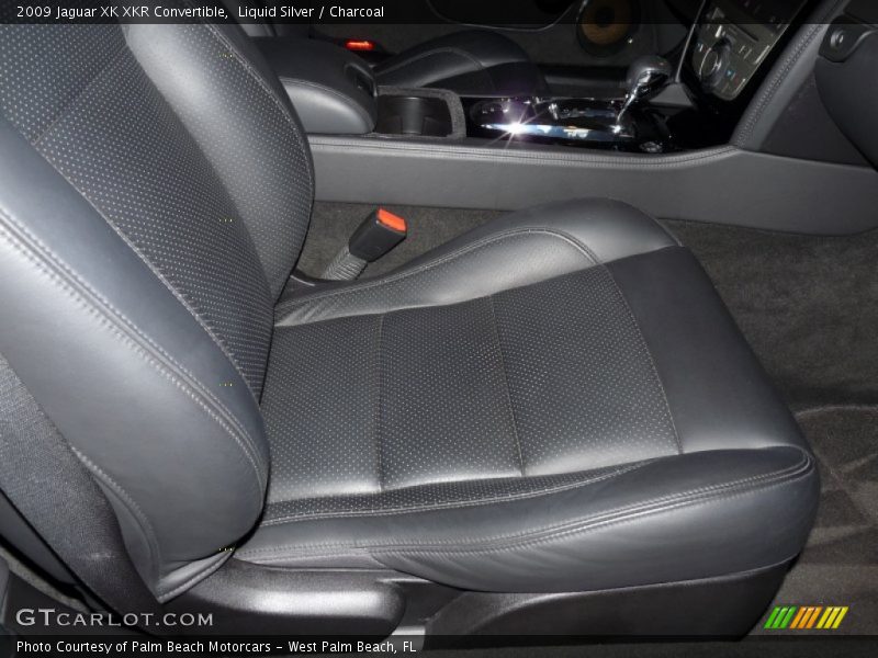 Liquid Silver / Charcoal 2009 Jaguar XK XKR Convertible