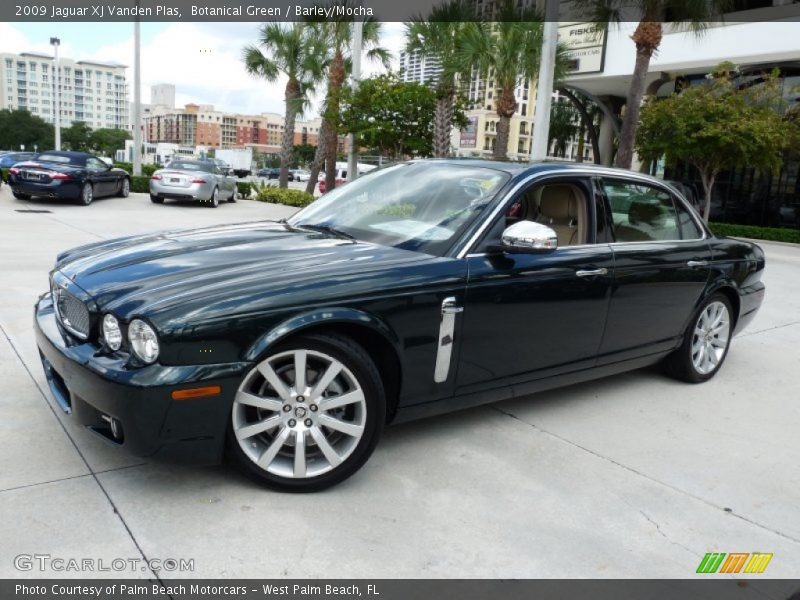 Botanical Green / Barley/Mocha 2009 Jaguar XJ Vanden Plas