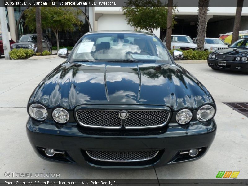 Botanical Green / Barley/Mocha 2009 Jaguar XJ Vanden Plas