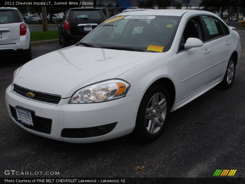 Summit White / Ebony 2011 Chevrolet Impala LT