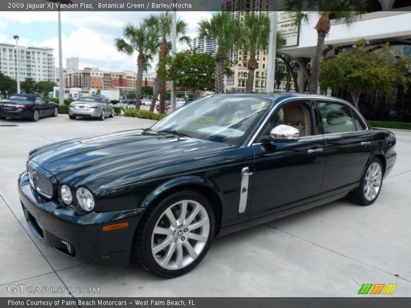 Botanical Green / Barley/Mocha 2009 Jaguar XJ Vanden Plas