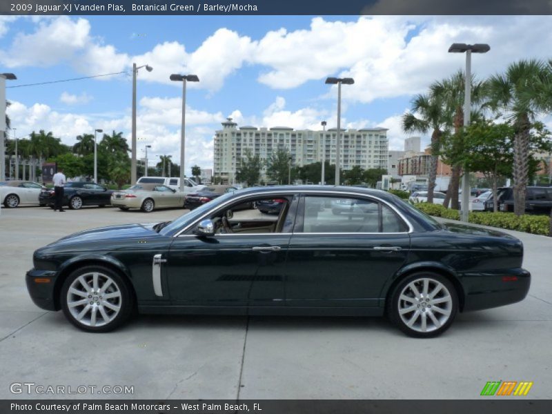 Botanical Green / Barley/Mocha 2009 Jaguar XJ Vanden Plas