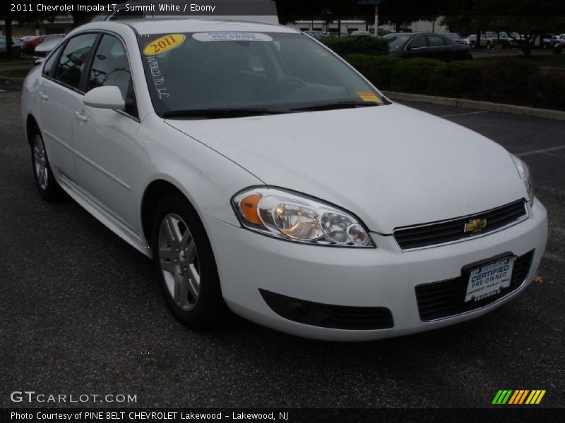 Summit White / Ebony 2011 Chevrolet Impala LT