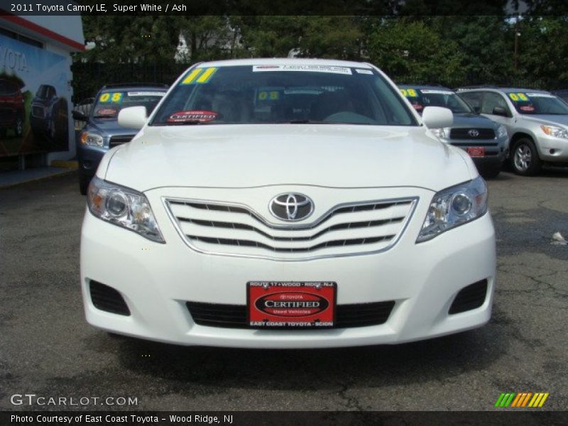 Super White / Ash 2011 Toyota Camry LE