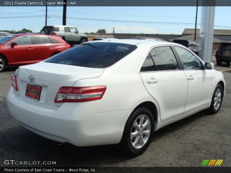 Super White / Ash 2011 Toyota Camry LE