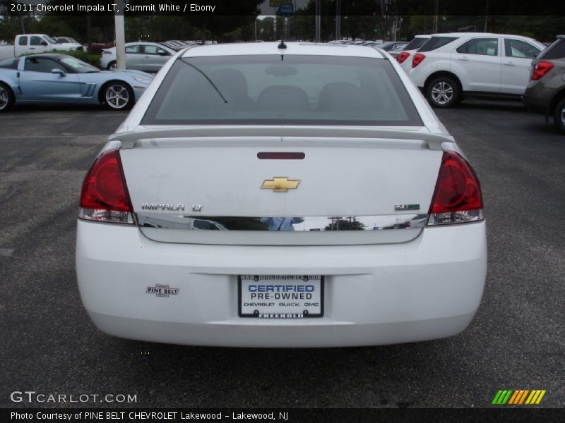 Summit White / Ebony 2011 Chevrolet Impala LT