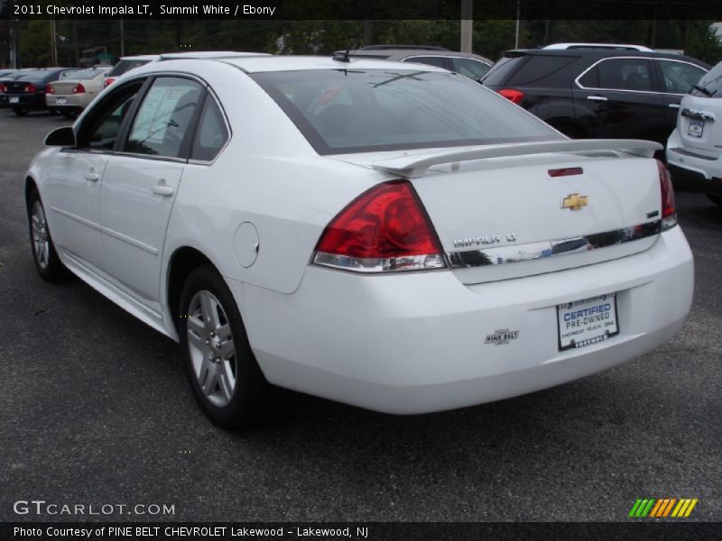 Summit White / Ebony 2011 Chevrolet Impala LT