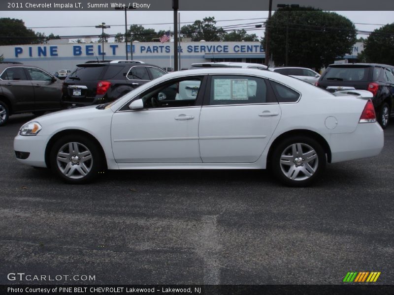 Summit White / Ebony 2011 Chevrolet Impala LT