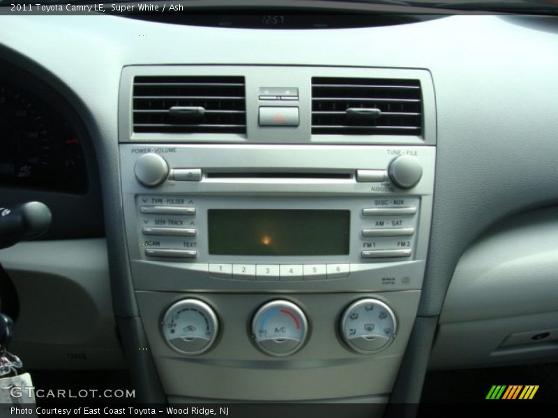Super White / Ash 2011 Toyota Camry LE